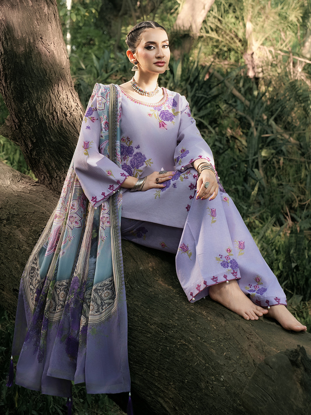 Hemstitch | The Garden Lawn | Lavender-6
