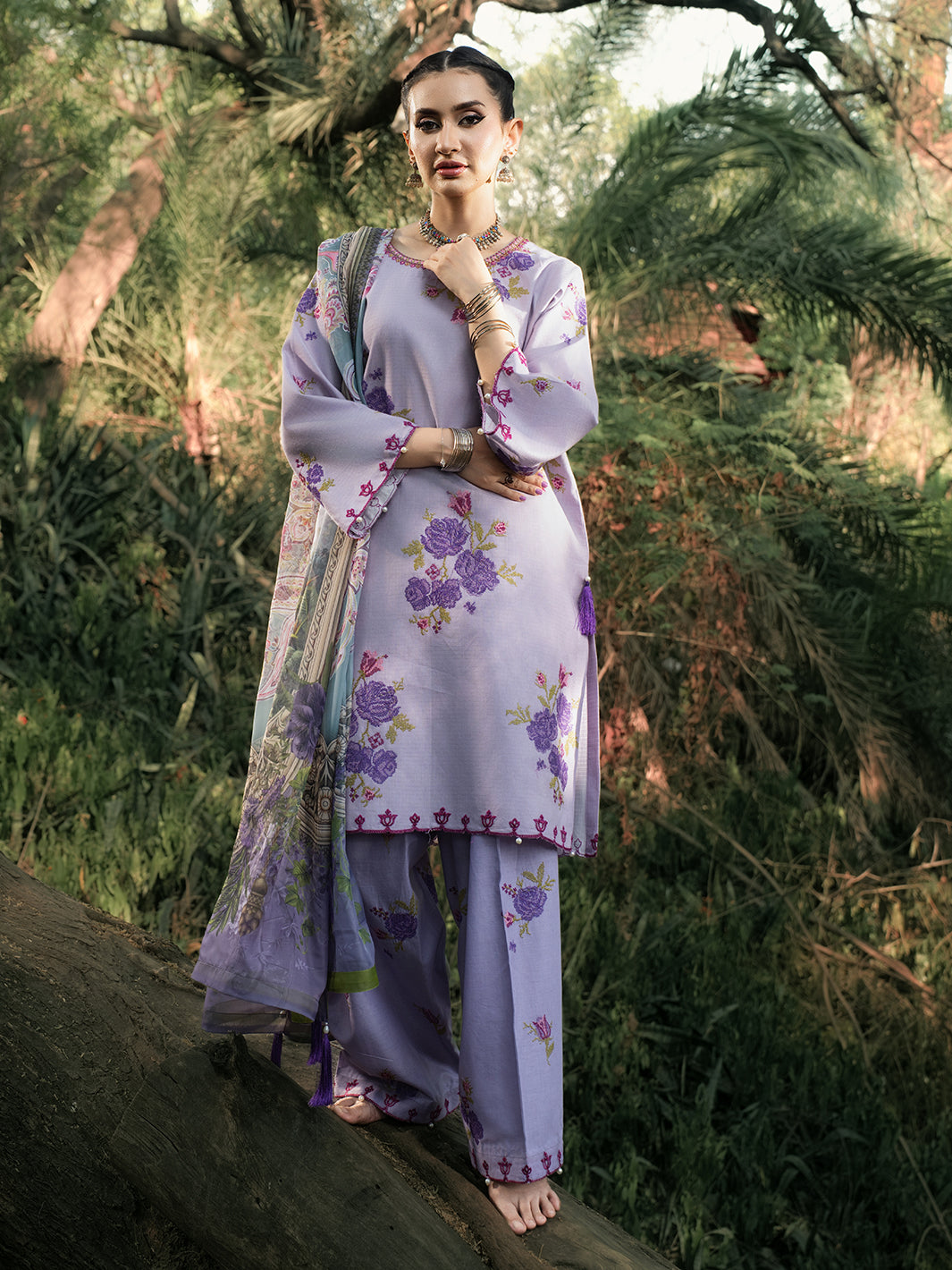 Hemstitch | The Garden Lawn | Lavender-7