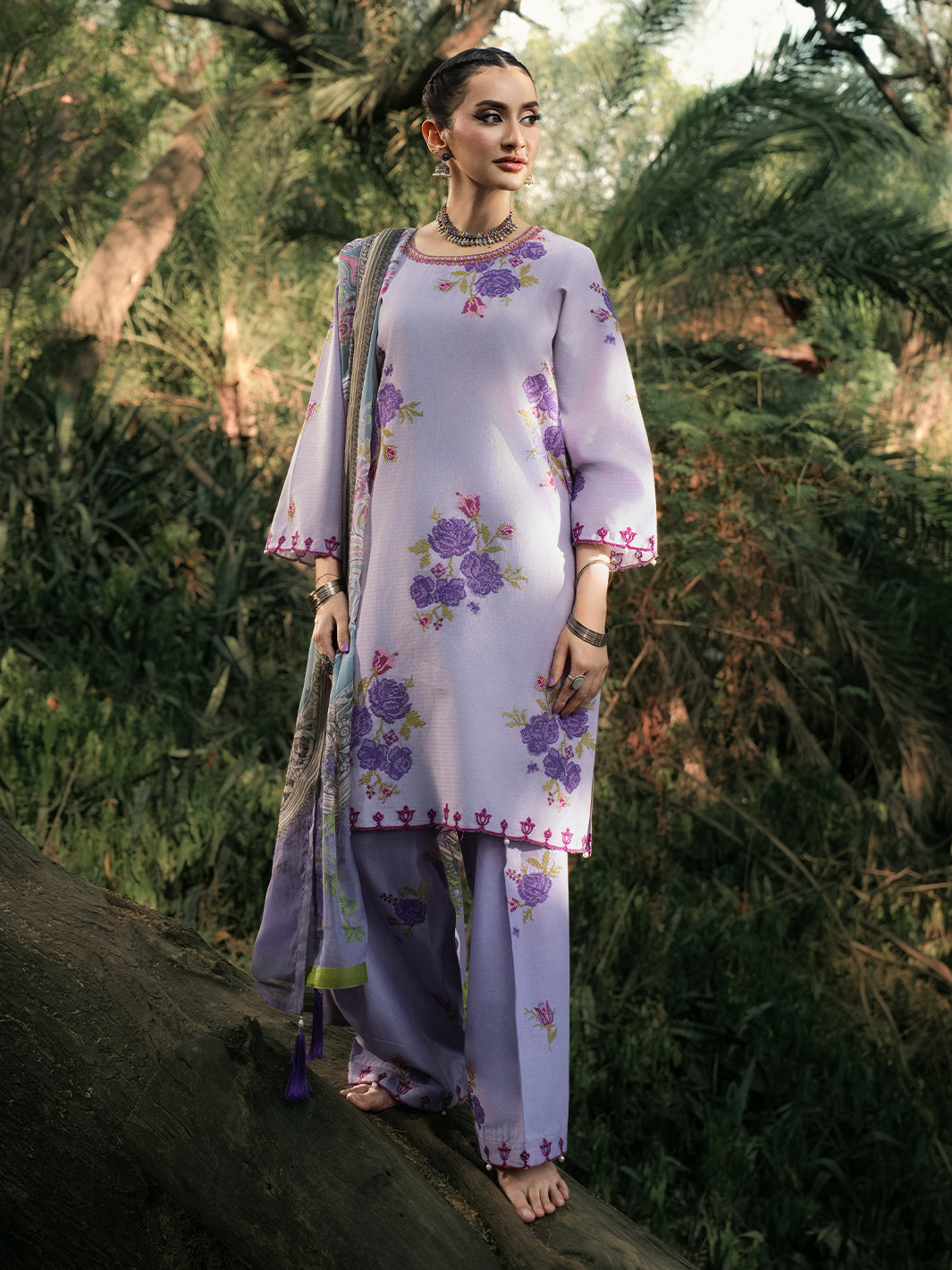 Hemstitch | The Garden Lawn | Lavender-4