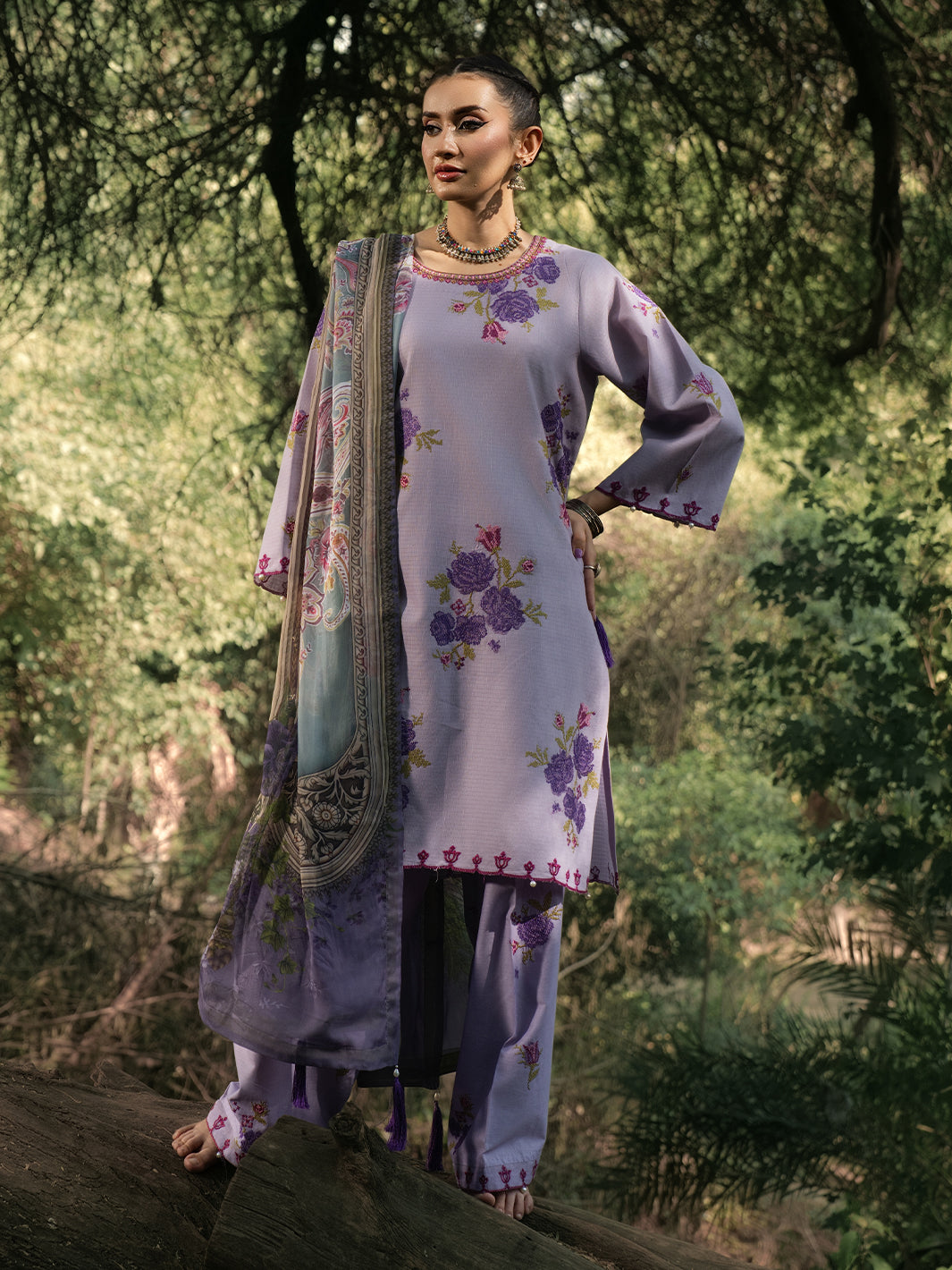 Hemstitch | The Garden Lawn | Lavender-5
