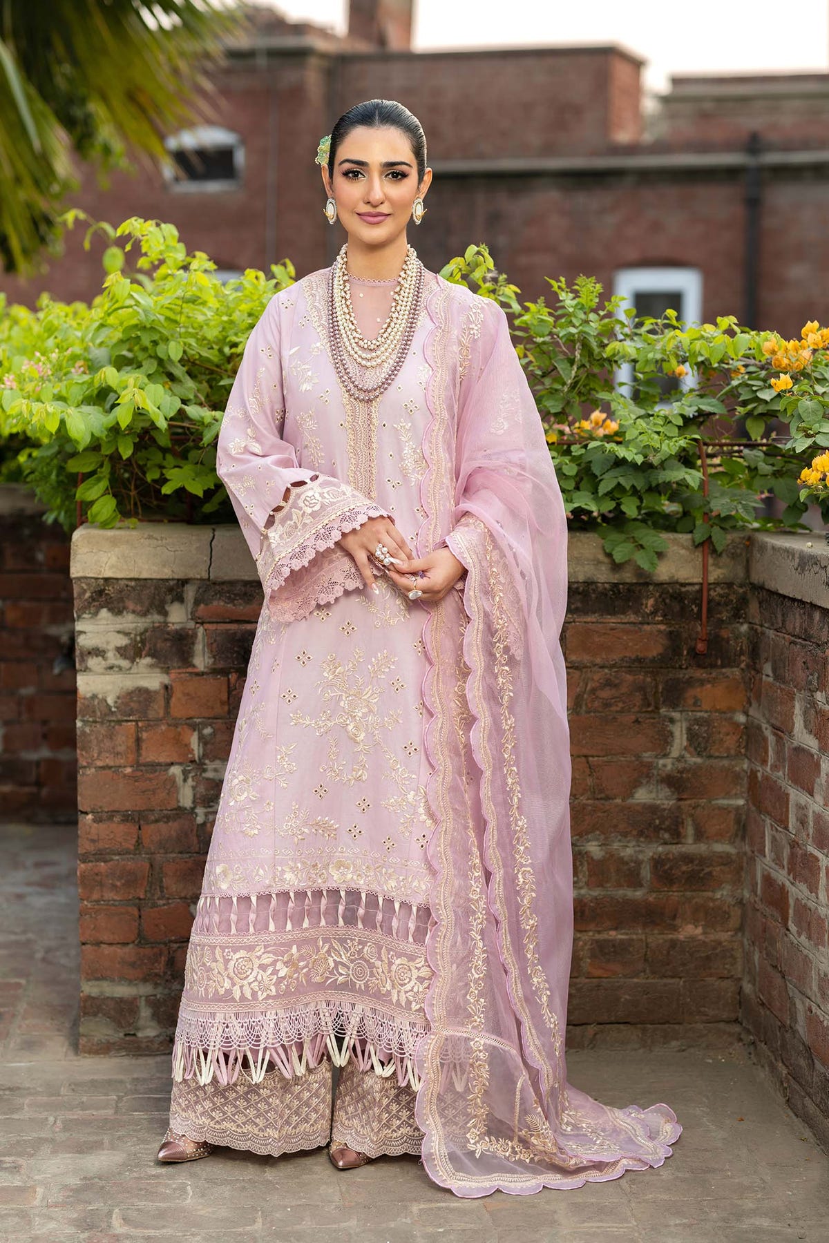 Maryam Hussain | Luxury Lawn 25 | Samar -  Maryam Hussain Ladies Clothes - Original Designer Dress - House of Maryam