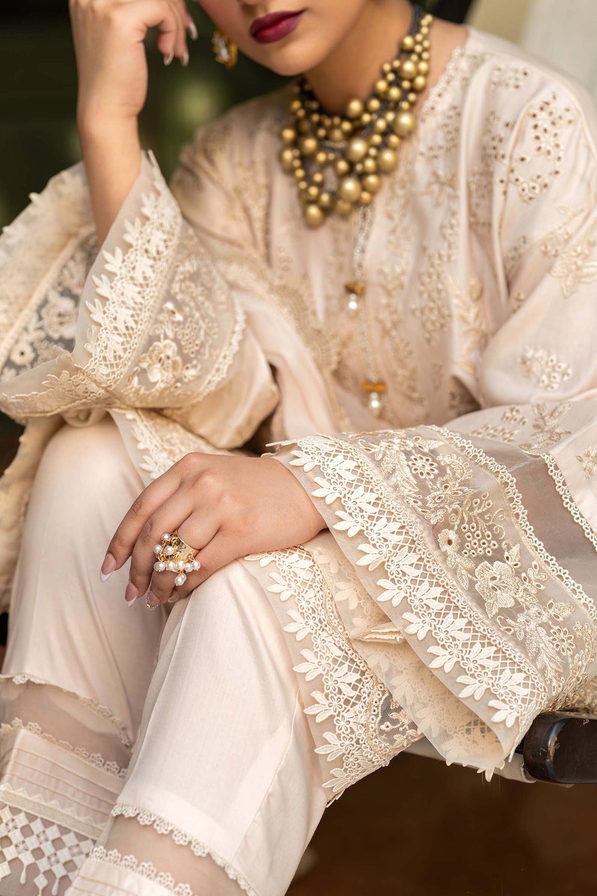 Maryam Hussain | Luxury Lawn 25 | Raya -  Maryam Hussain Ladies Clothes - Original Designer Dress - House of Maryam