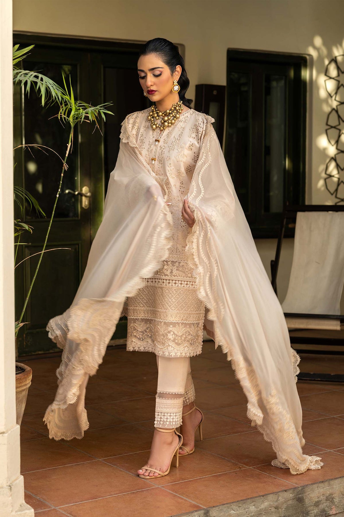 Maryam Hussain | Luxury Lawn 25 | Raya -  Maryam Hussain Ladies Clothes - Original Designer Dress - House of Maryam