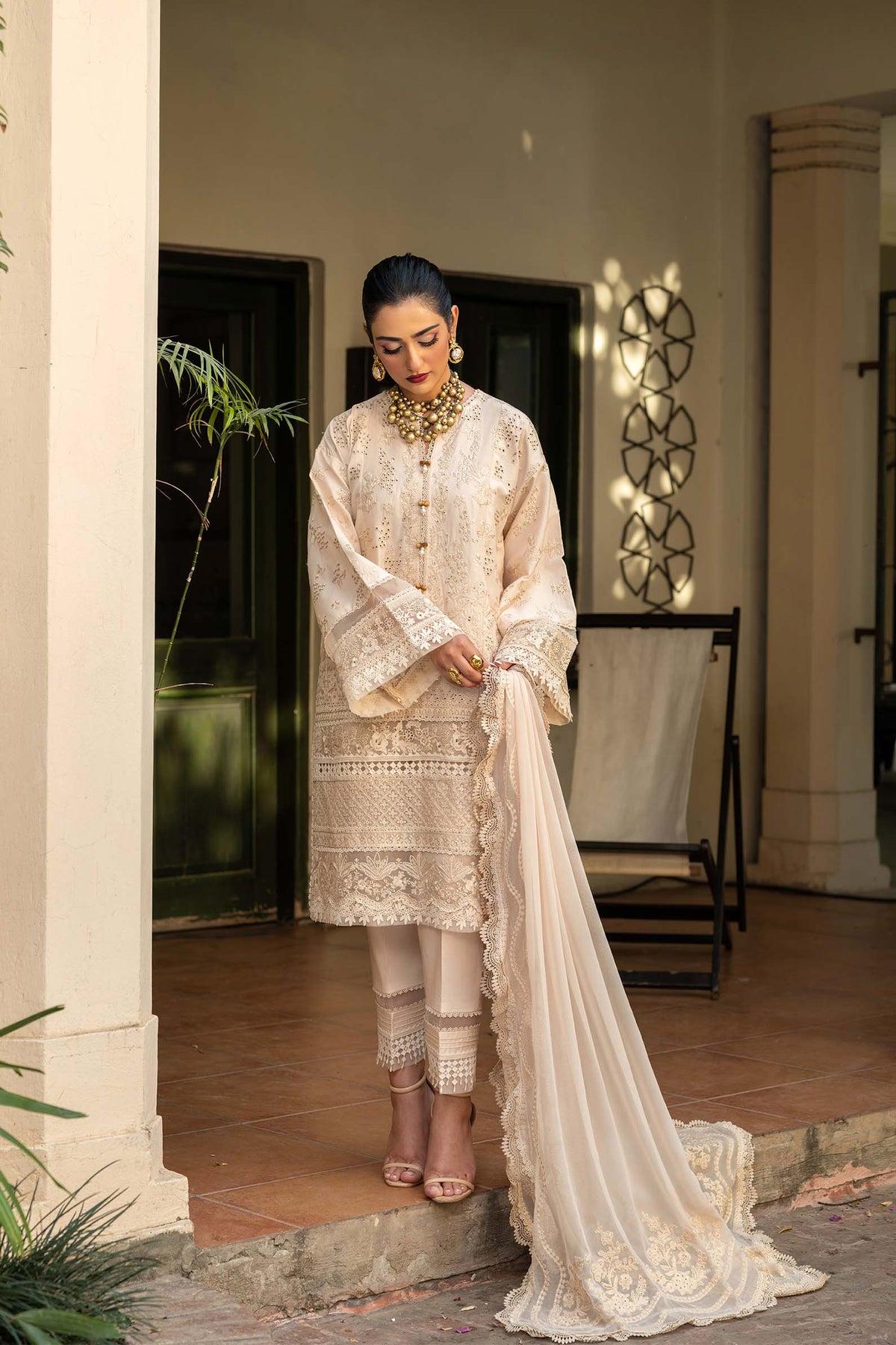 Maryam Hussain | Luxury Lawn 25 | Raya -  Maryam Hussain Ladies Clothes - Original Designer Dress - House of Maryam