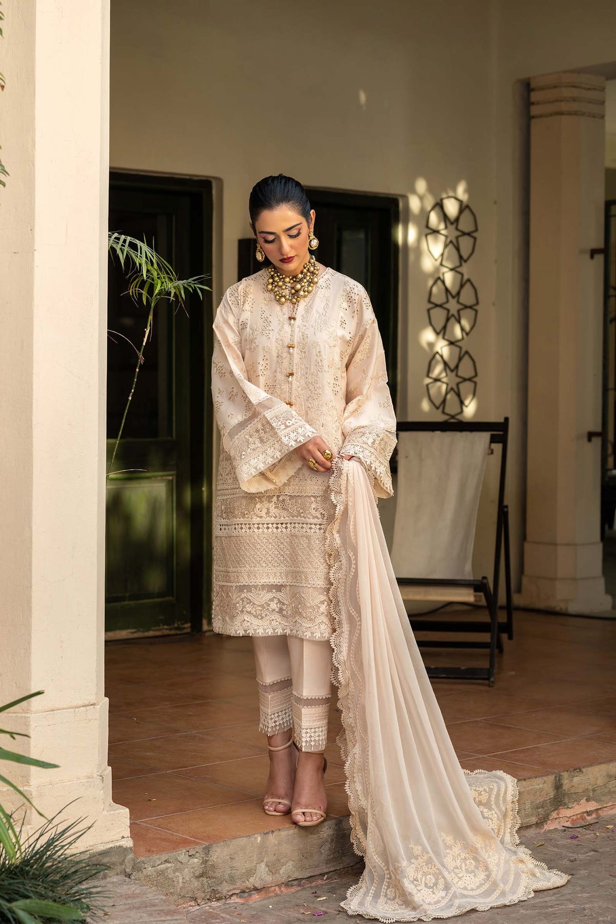Maryam Hussain | Luxury Lawn 25 | Raya -  Maryam Hussain Ladies Clothes - Original Designer Dress - House of Maryam