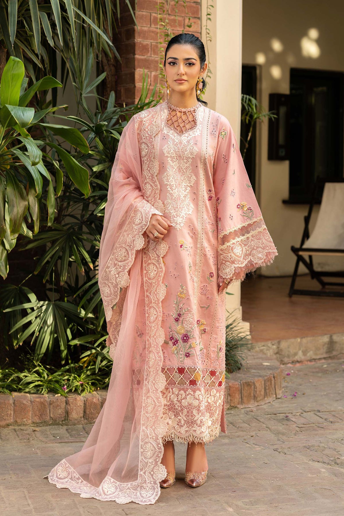 Maryam Hussain | Luxury Lawn 25 | Naina -  Maryam Hussain Ladies Clothes - Original Designer Dress - House of Maryam
