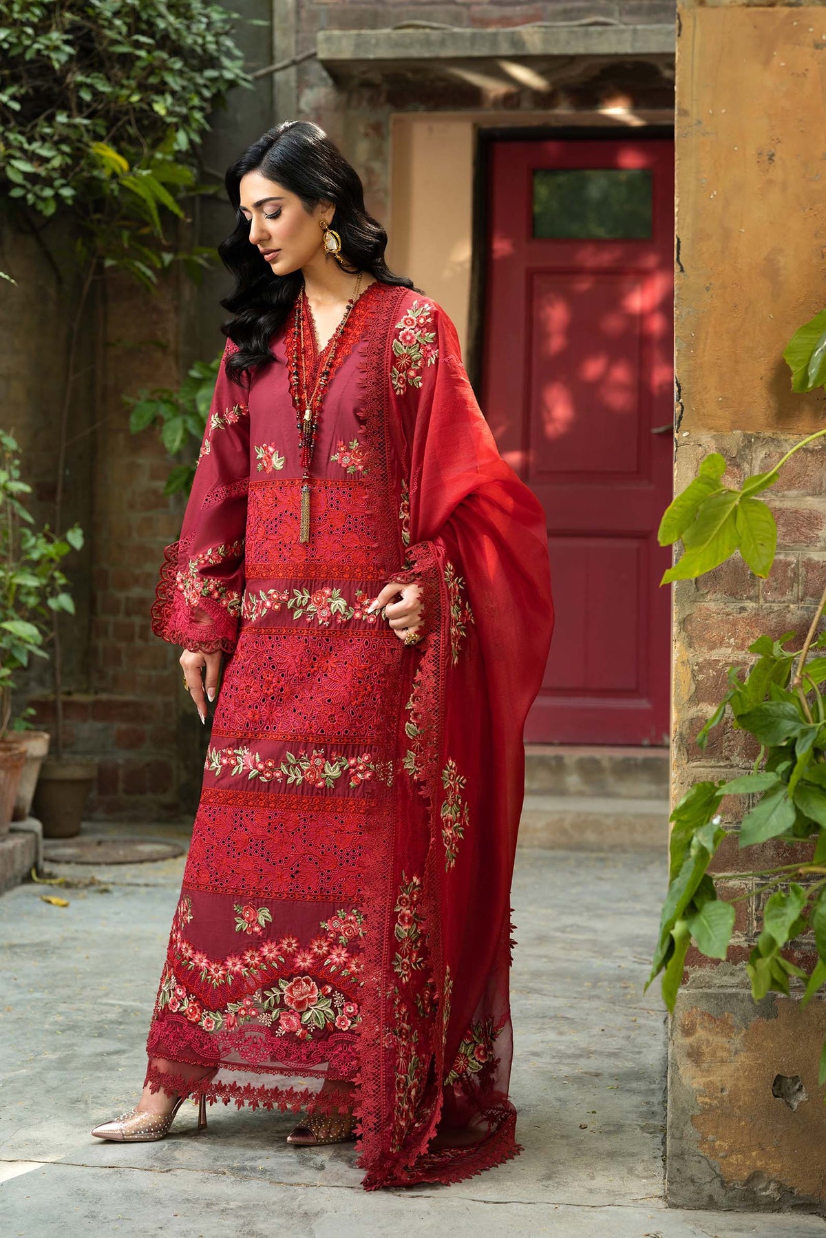 Maryam Hussain | Luxury Lawn 25 | Amal -  Maryam Hussain Ladies Clothes - Original Designer Dress - House of Maryam
