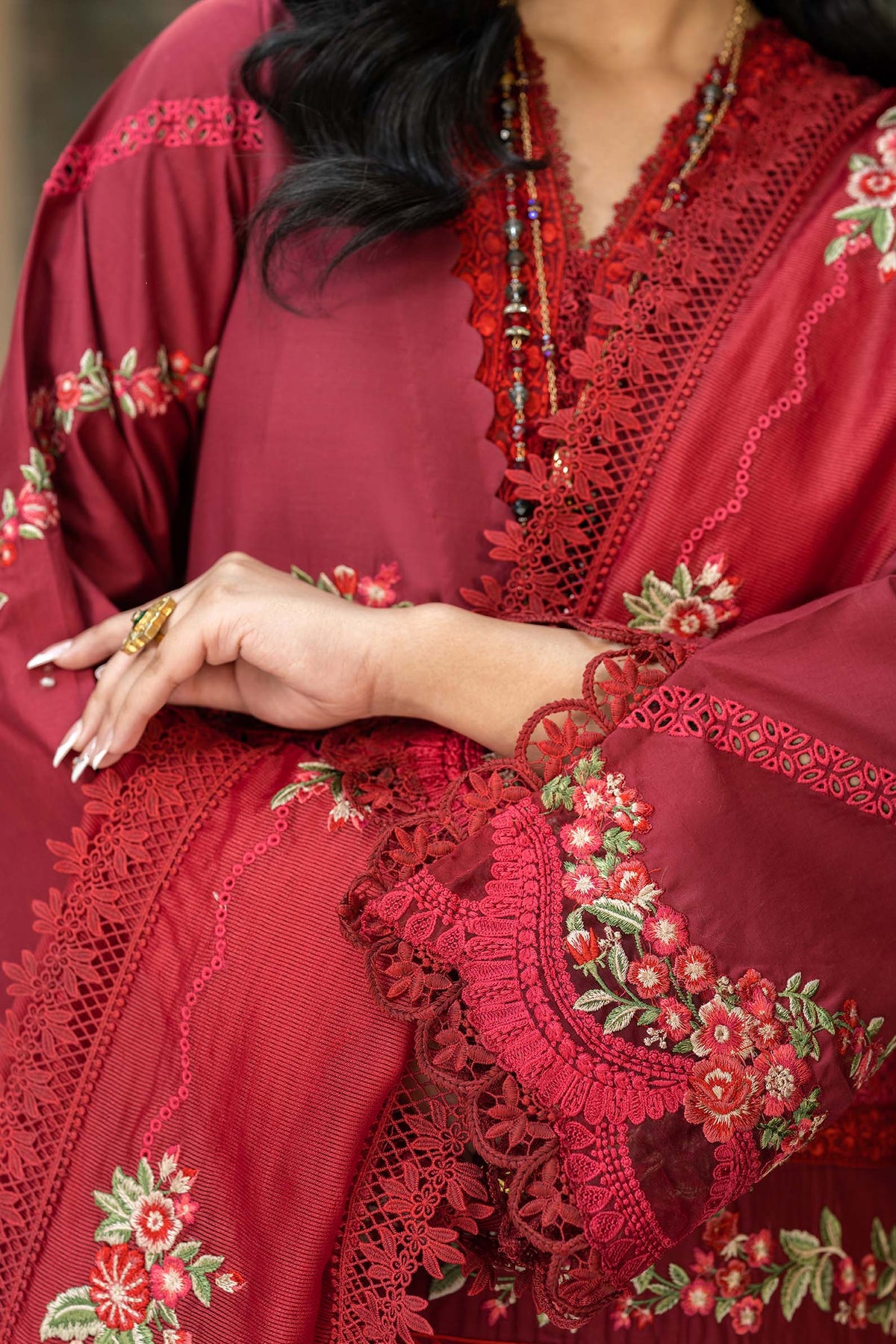 Maryam Hussain | Luxury Lawn 25 | Amal -  Maryam Hussain Ladies Clothes - Original Designer Dress - House of Maryam