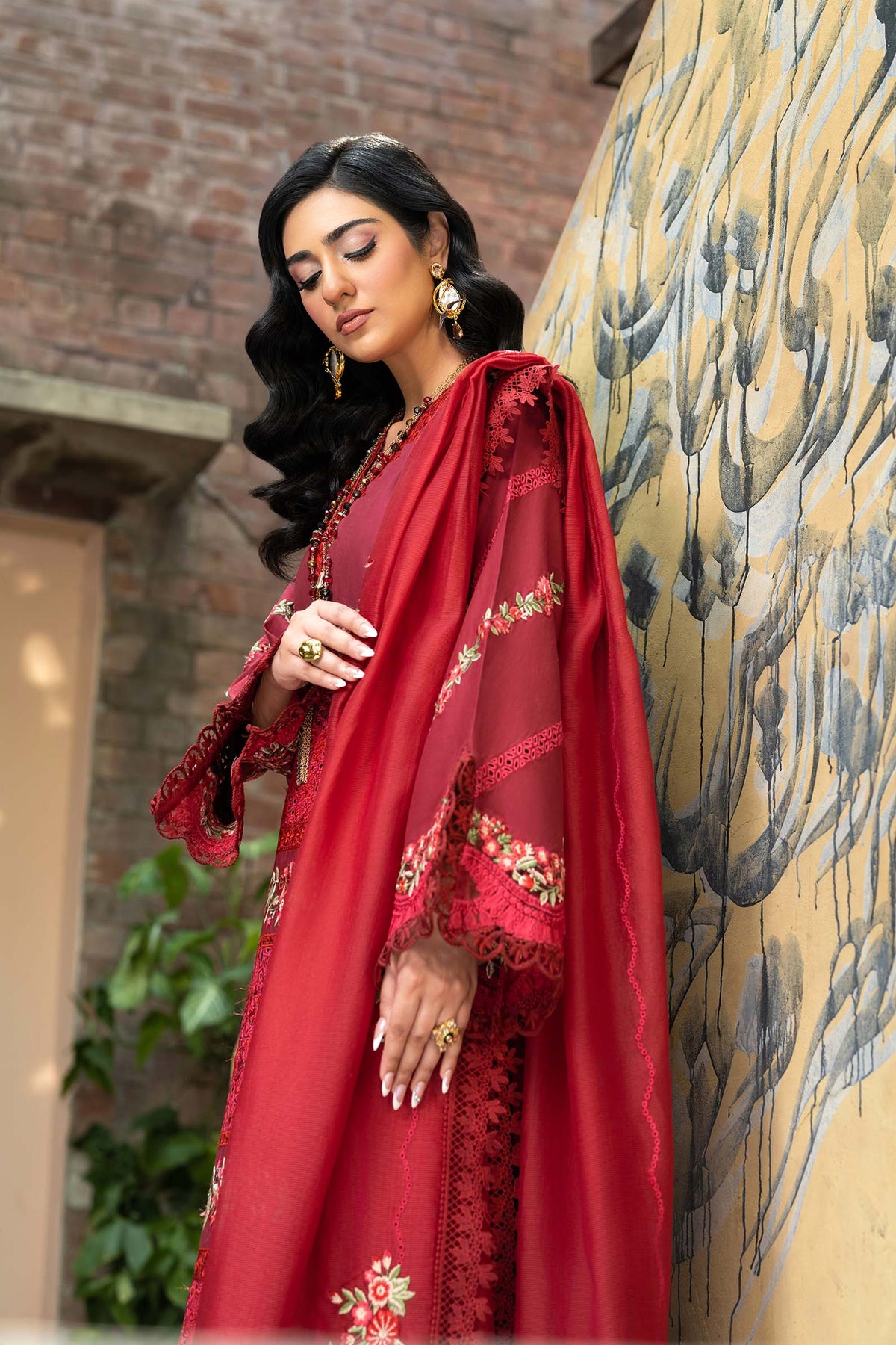 Maryam Hussain | Luxury Lawn 25 | Amal -  Maryam Hussain Ladies Clothes - Original Designer Dress - House of Maryam
