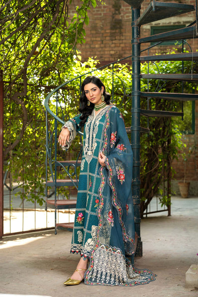 Maryam Hussain | Luxury Lawn 25 | Neelum -  Maryam Hussain Ladies Clothes - Original Designer Dress - House of Maryam