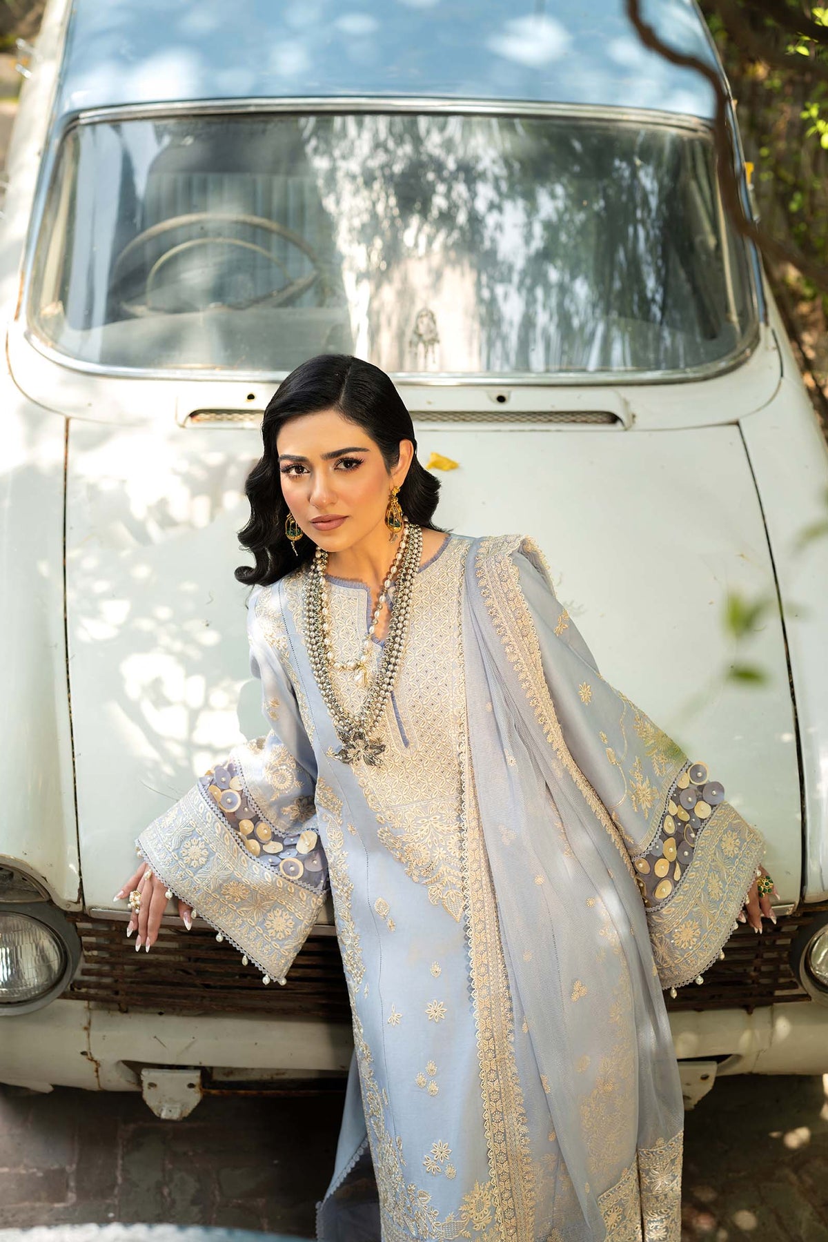 Maryam Hussain | Luxury Lawn 25 | Badal -  Maryam Hussain Ladies Clothes - Original Designer Dress - House of Maryam