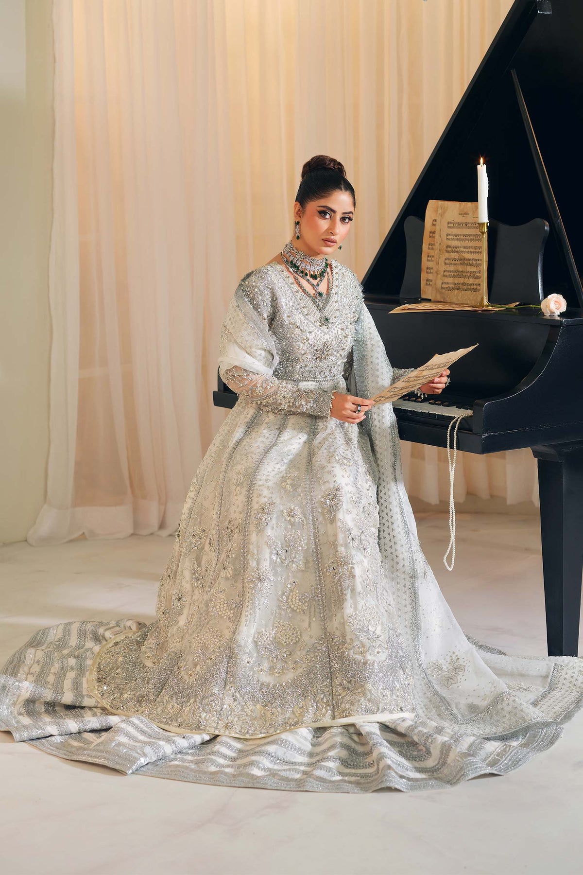 Maryam Hussain | Wedding Collection 25 | Jhil Mil -  Maryam Hussian Ladies Clothes - Original Designer Dress - House of Maryam