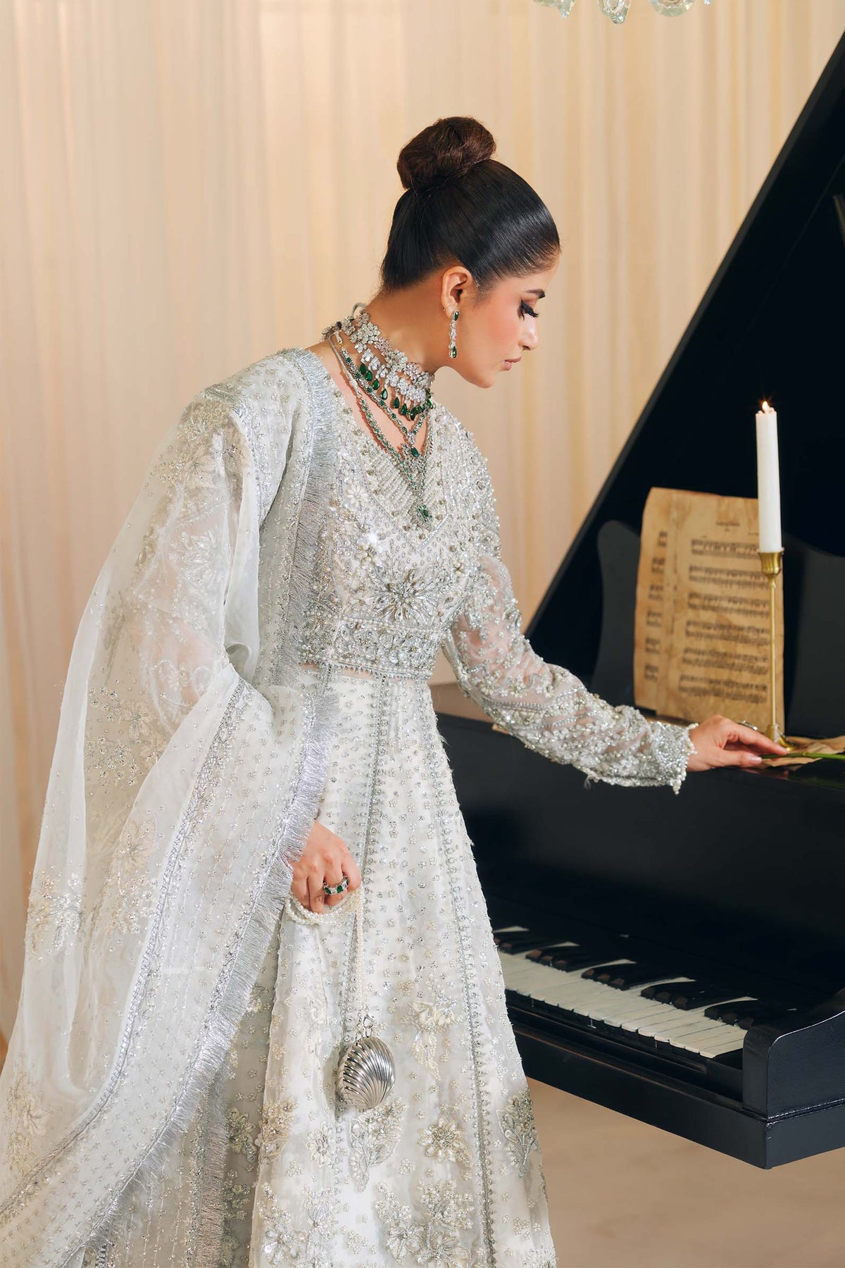 Maryam Hussain | Wedding Collection 25 | Jhil Mil -  Maryam Hussian Ladies Clothes - Original Designer Dress - House of Maryam