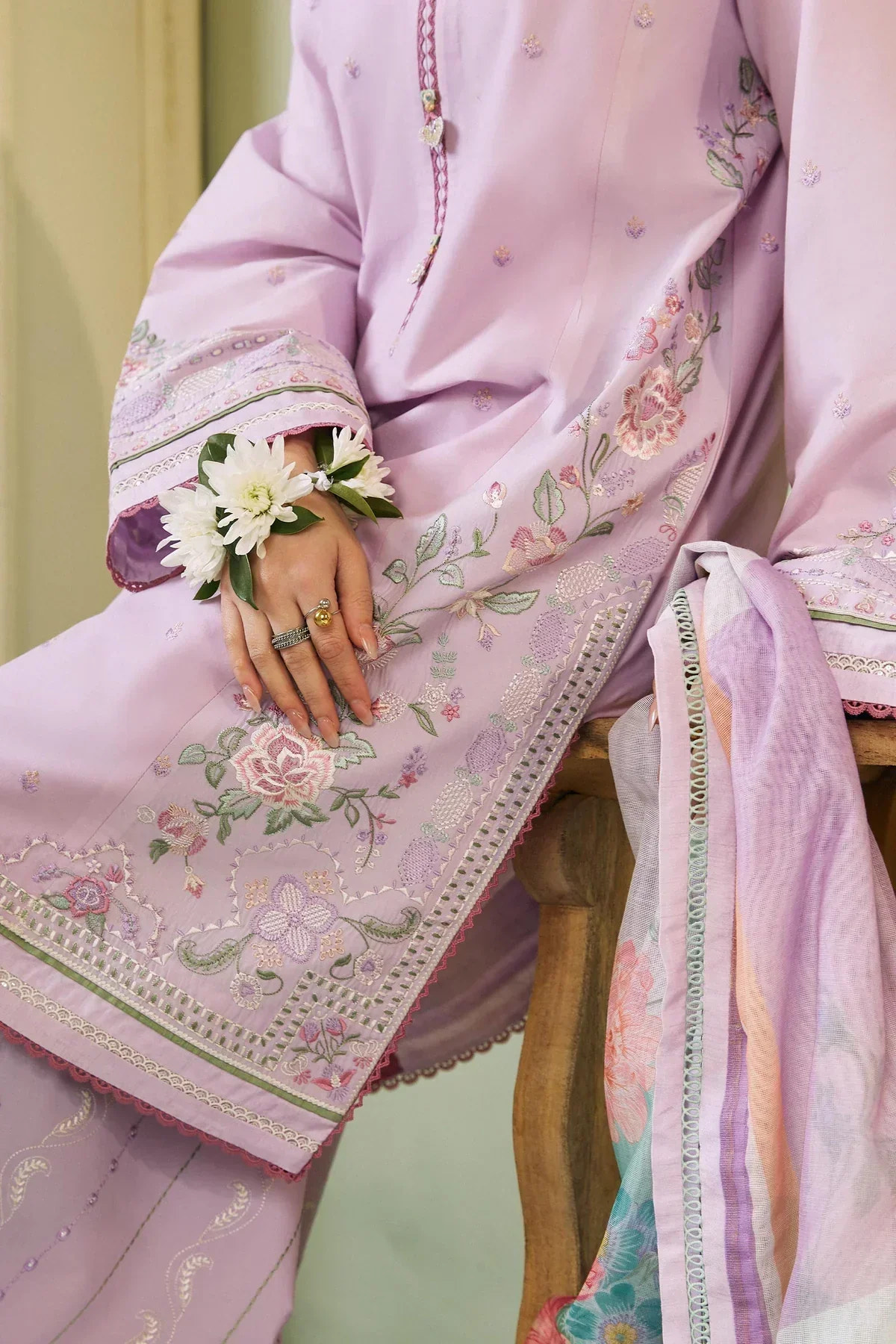 Zara Shahjahan | Coco Lawn 24 | LAYLA-5A -  Zara Shahjahan Luxury - Original Designer Dress - House of Maryam