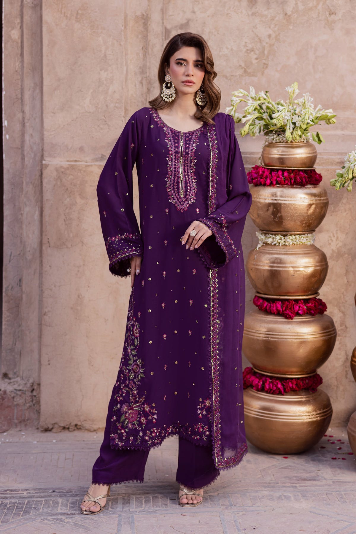 Batik | Gulmohar Festive Eid Edit 26' | Leaam 3Pc