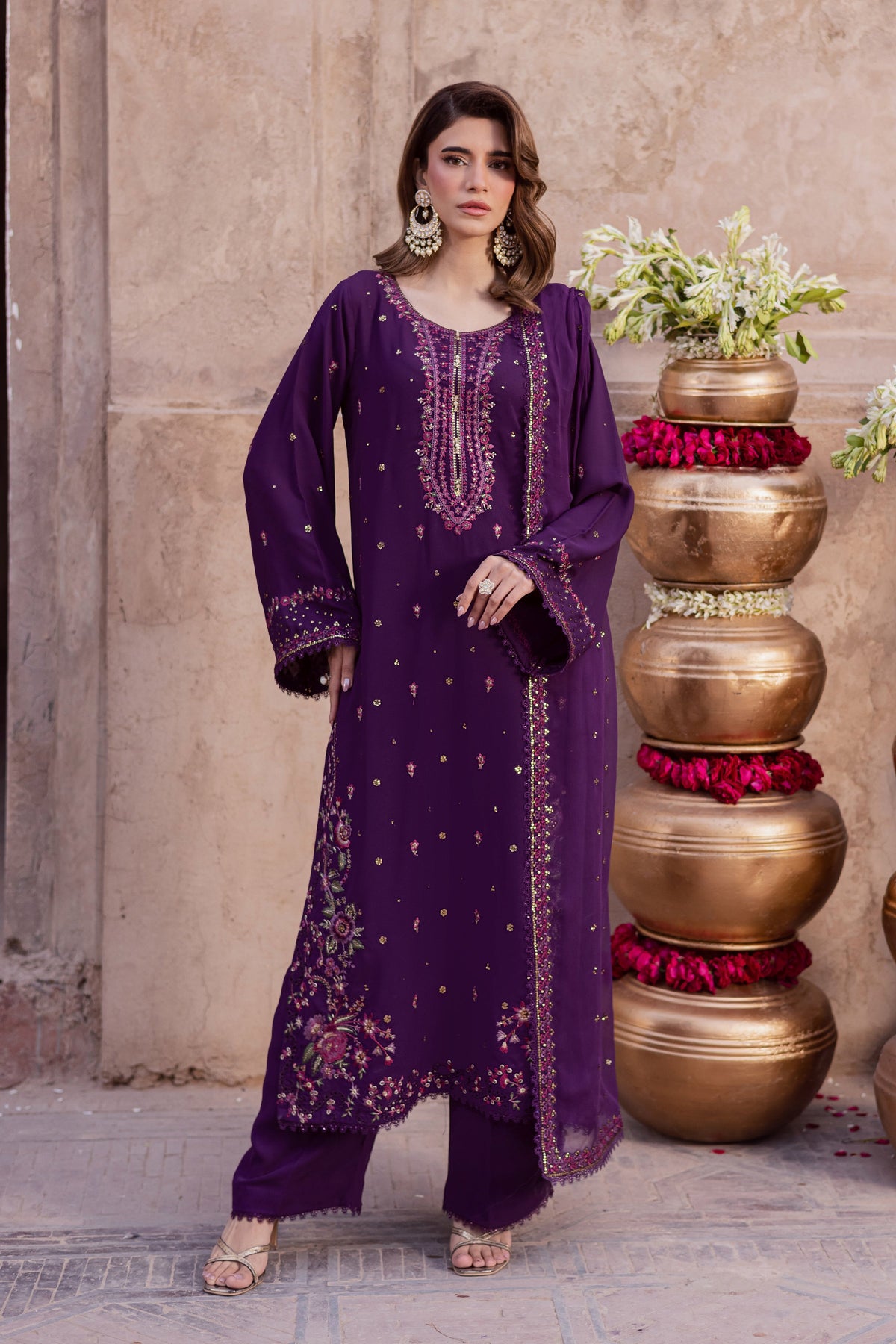 Batik | Gulmohar Festive Eid Edit 26' | Leaam 3Pc