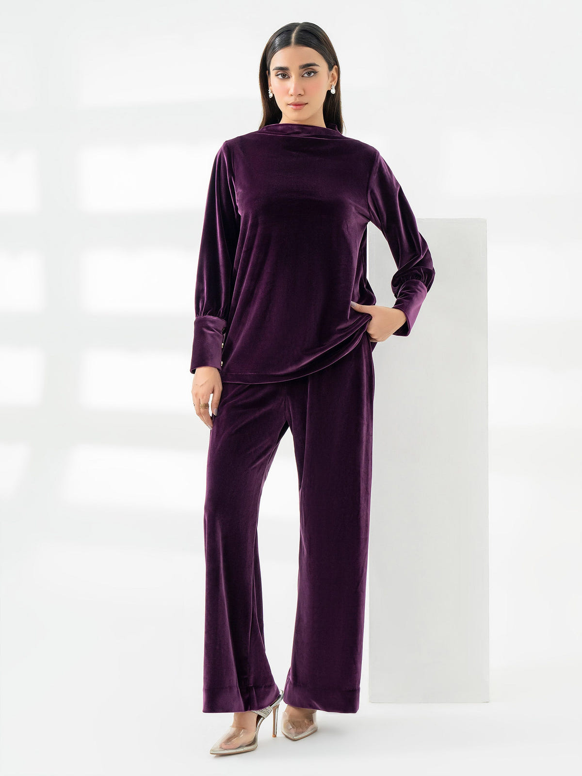 Lime Light | Velvet Pret | V-01 -  Lime Light Ladies Clothes - Original Designer Dress - House of Maryam