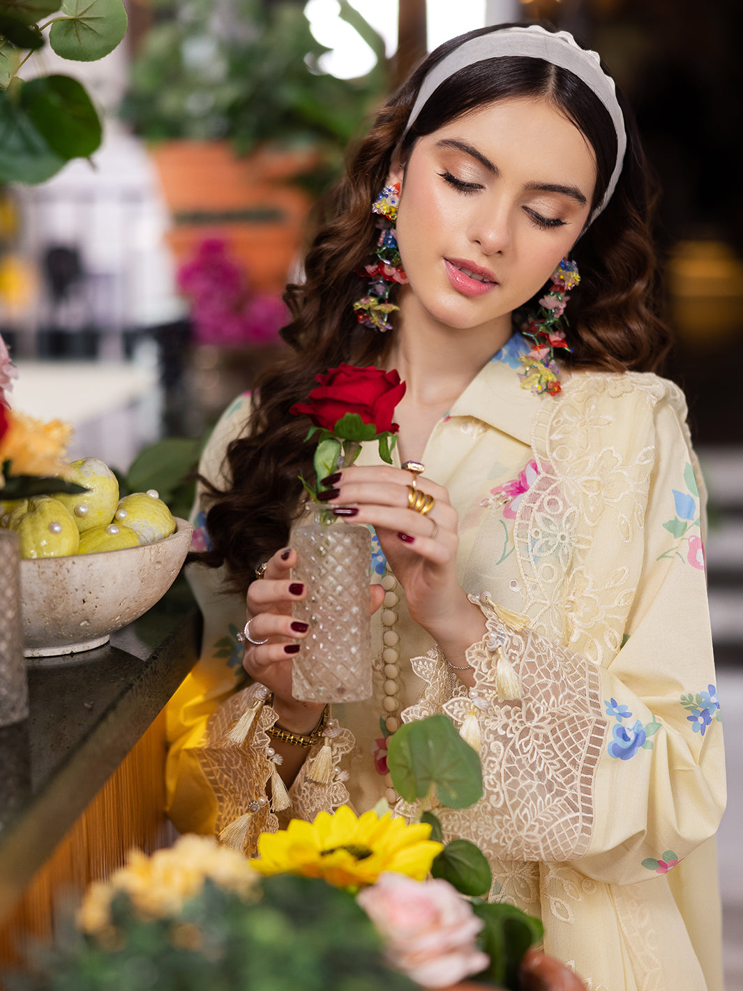 Mahnur | After Hours Luxury Lawn 25 | Lime Lush -  Mahnur Ladies Clothes - Original Designer Dress - House of Maryam