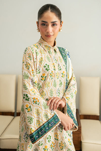 Cross Stitch | Basic Pret | Lemon Drop-3PC (Shirt, Trouser & Dupatta)