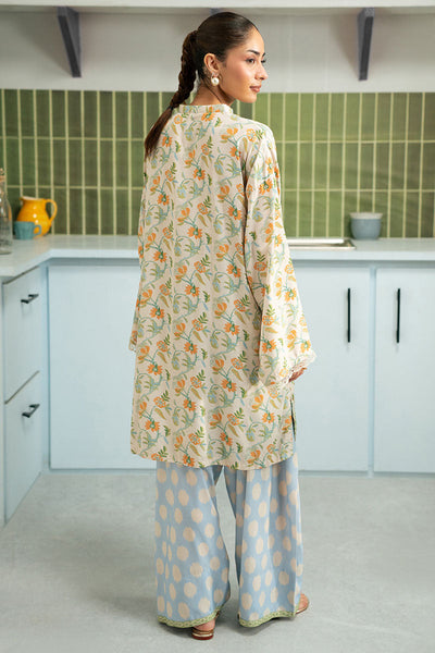 Cross Stitch | Basic Pret | Aqua Ice-2PC (Shirt & Trouser)