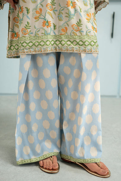 Cross Stitch | Basic Pret | Aqua Ice-2PC (Shirt & Trouser)