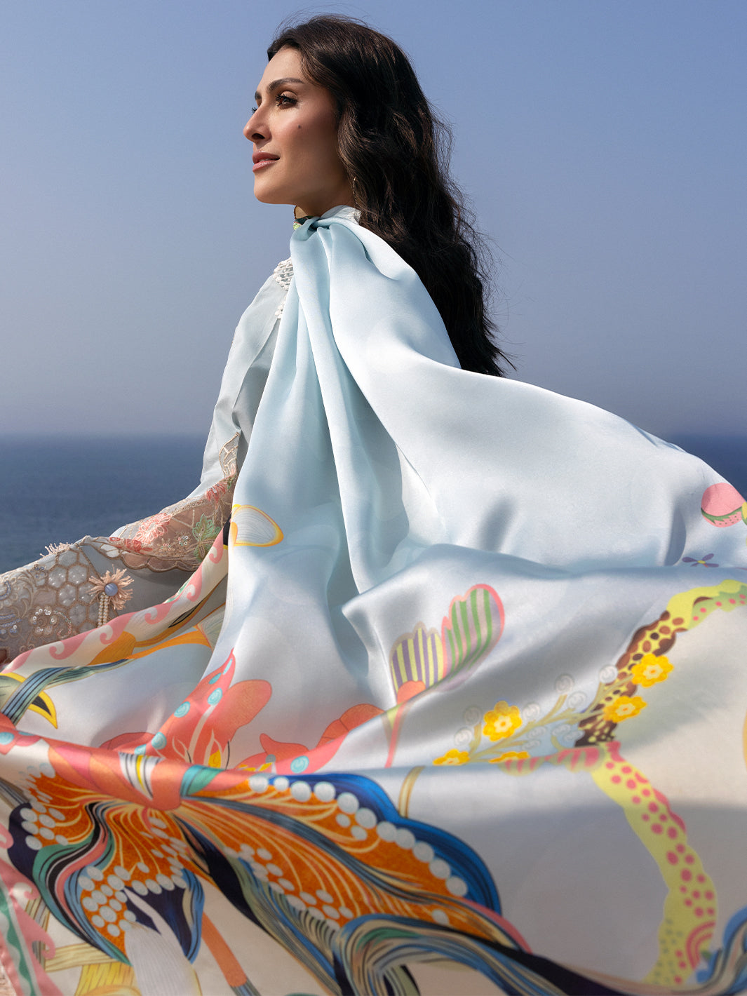 Mahnur | Sirena Luxury Lawn 25 | Luna -  Mahnur Ladies Clothes - Original Designer Dress - House of Maryam