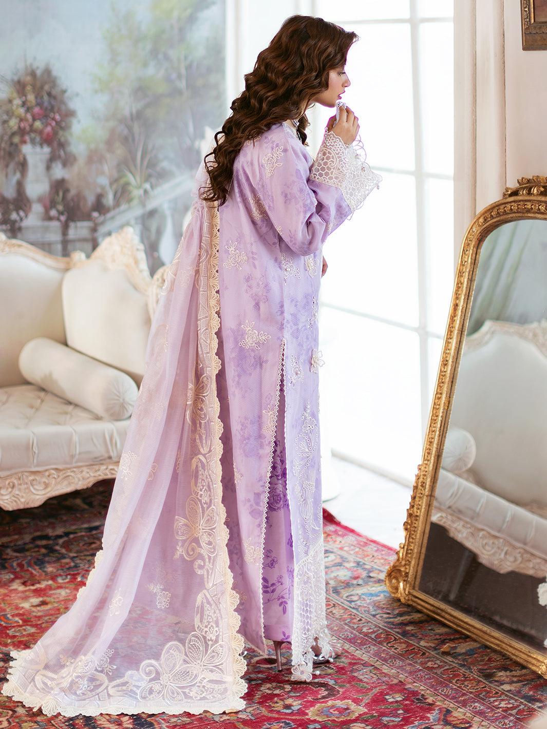 Mahnur | Sophie Luxury Lawn 25 | Lyrell -  Mahnur Ladies Clothes - Original Designer Dress - House of Maryam