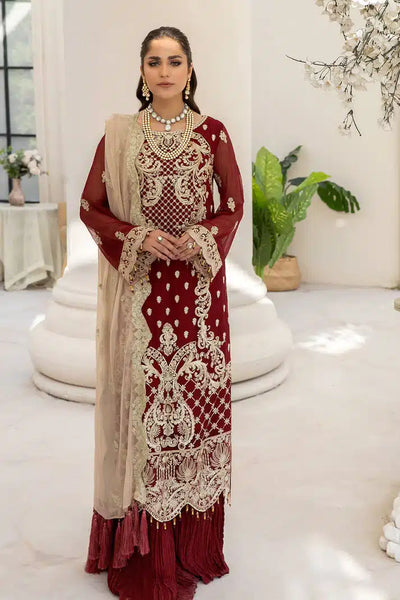 Imrozia Premium | Naqsh Formals 23 | M-55 Sienna -  Imrozia Premium Formal - Original Designer Dress - House of Maryam