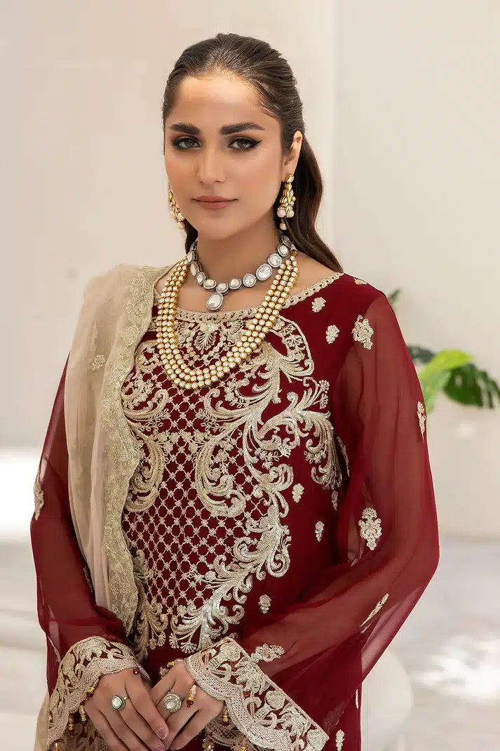 Imrozia Premium | Naqsh Formals 23 | M-55 Sienna -  Imrozia Premium Formal - Original Designer Dress - House of Maryam
