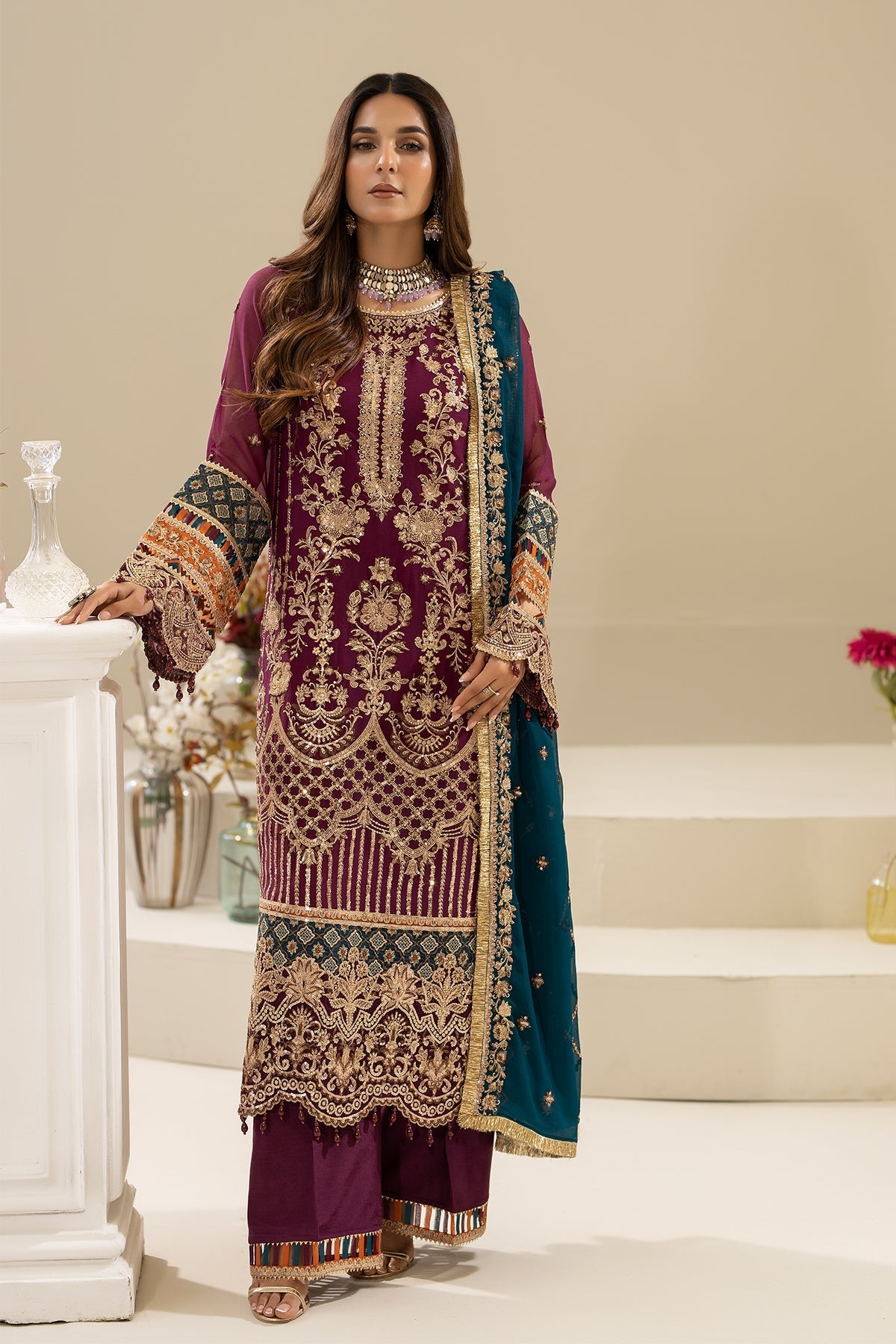 Imrozia Premium | Nisha Collection | M-84 ZEHAK -  Imrozia Premium Ladies Clothes -  House of Maryam