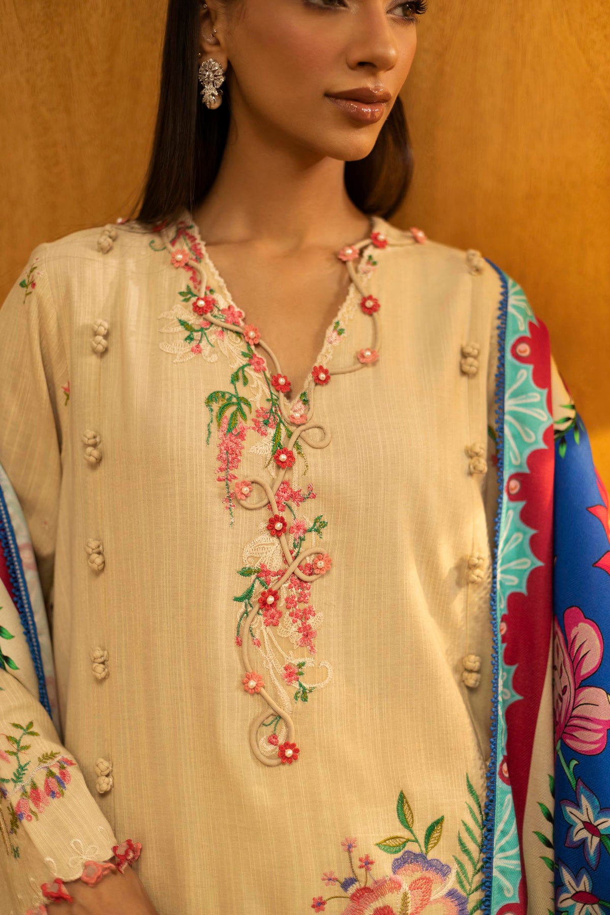 Sana Safinaz | Muzlin Winter 25 | M253-001A, image 4