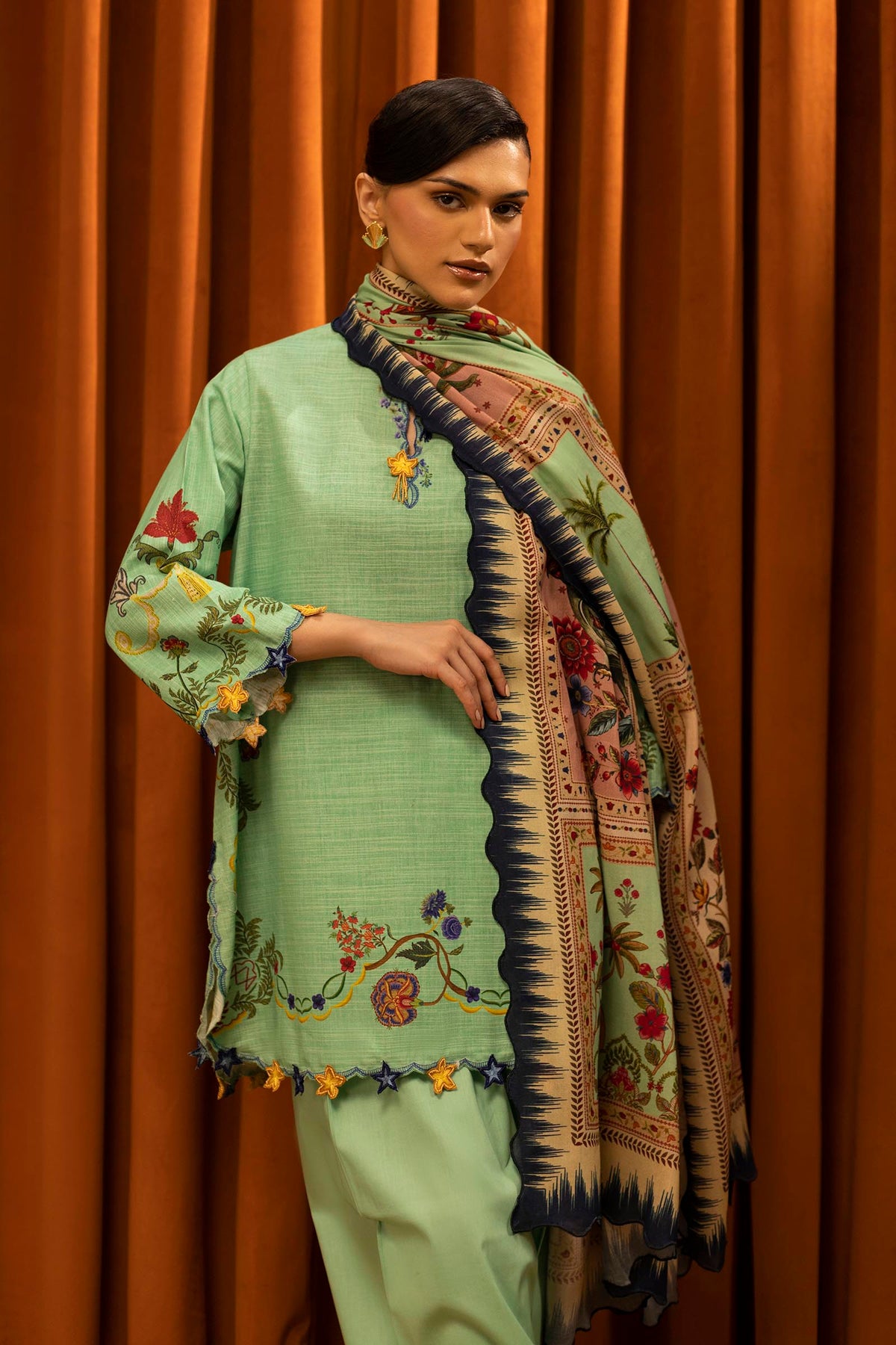 Sana Safinaz | Muzlin Winter 25 | M253-004B, image 3