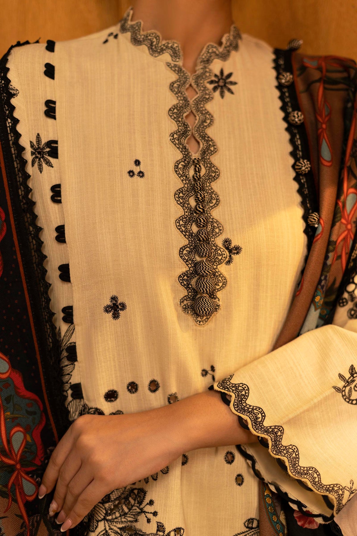 Sana Safinaz | Muzlin Winter 25 | M253-005B-3