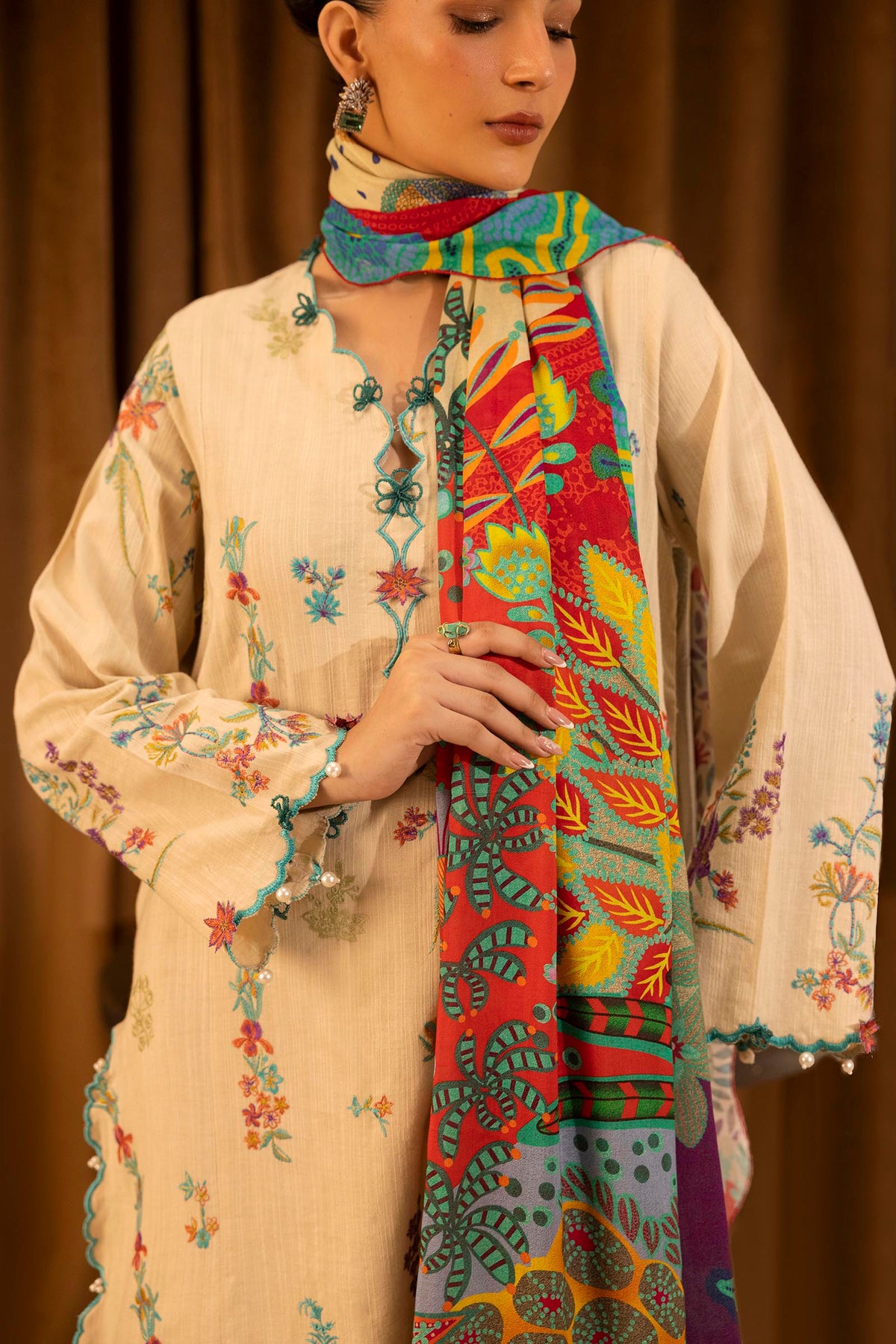 Sana Safinaz | Muzlin Winter 25 | M253-008B, image 3