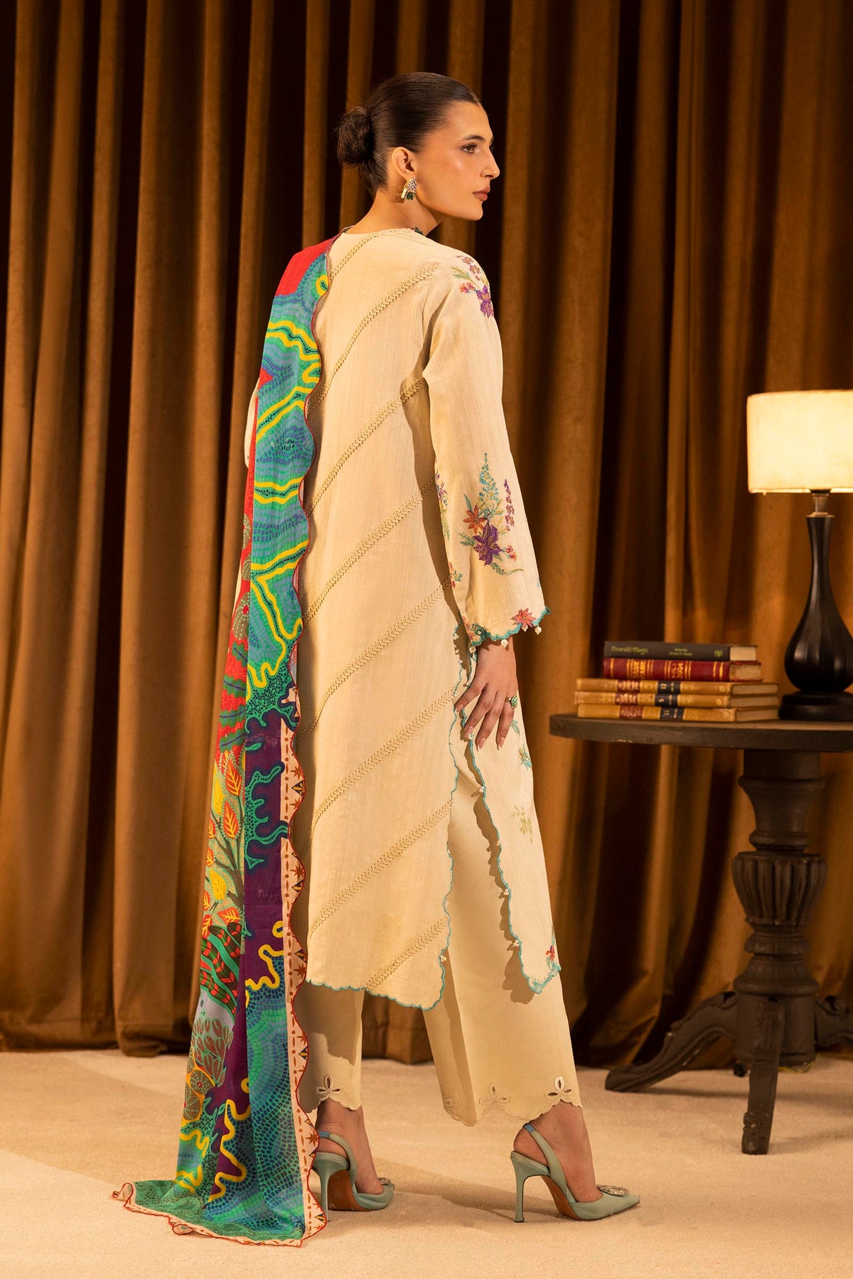 Sana Safinaz | Muzlin Winter 25 | M253-008B, image 2
