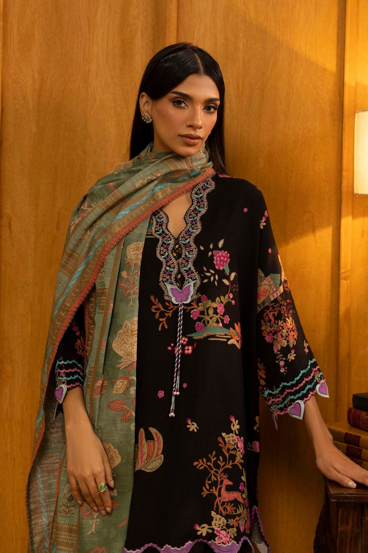 Sana Safinaz | Muzlin Winter 25 | 014B, image 3
