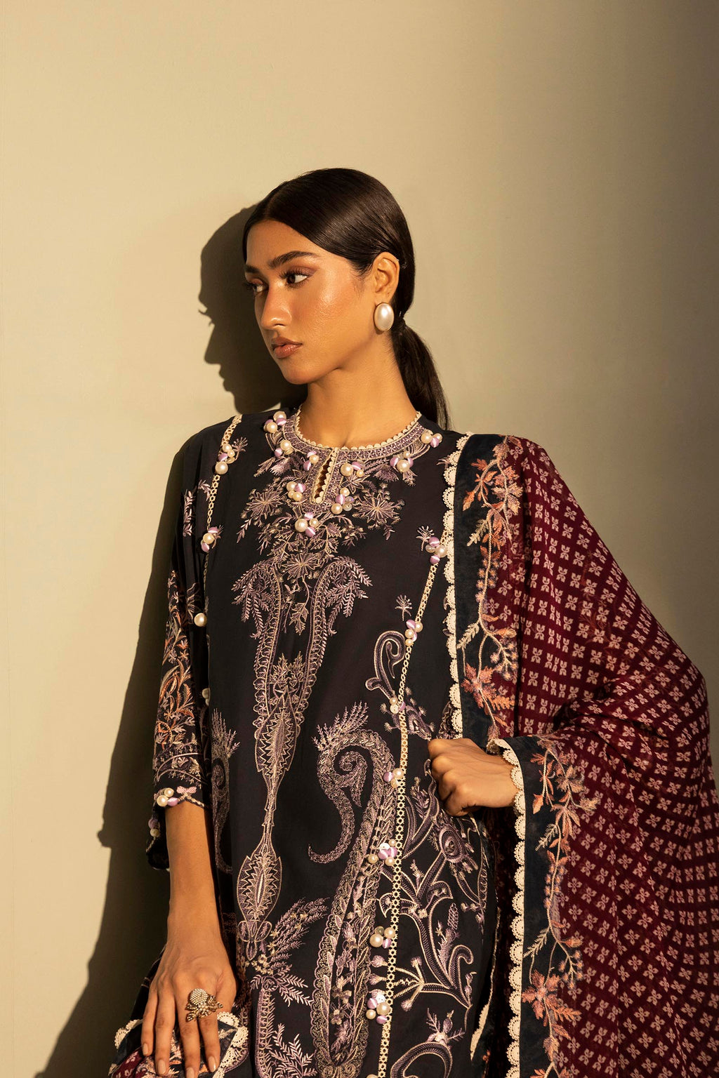 Sana Safinaz | Muzlin Summer 26 | 10-MS, image 3
