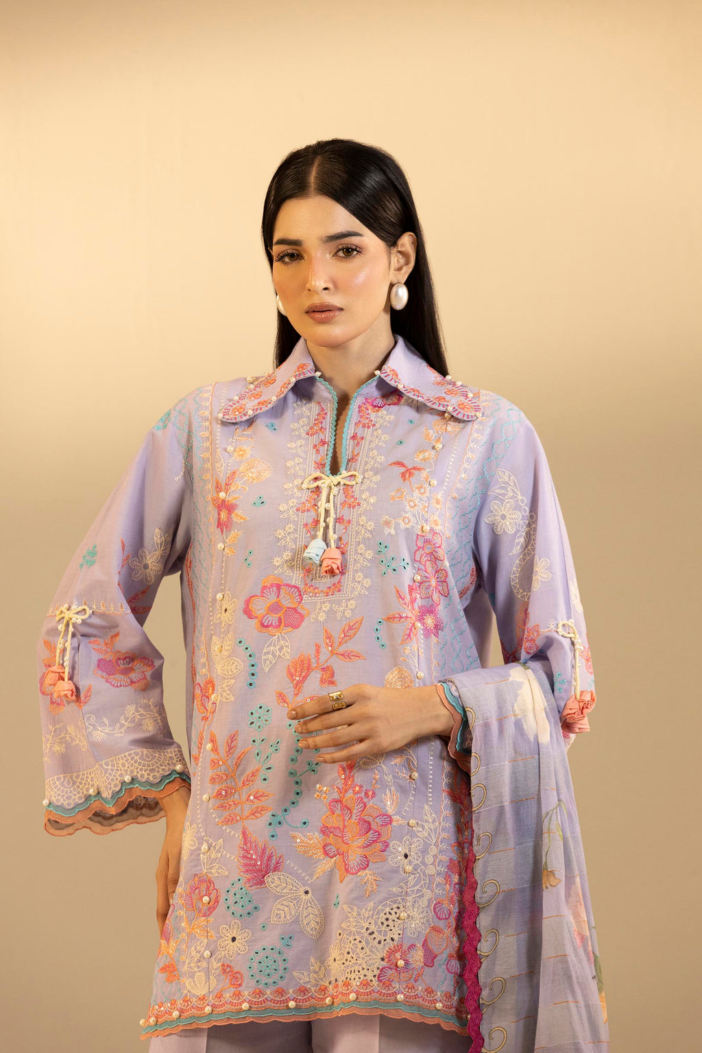 Sana Safinaz | Muzlin Summer 26 | 16-MS, image 3