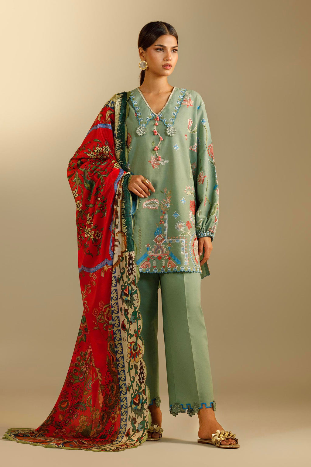 Sana Safinaz | Muzlin Summer 26 | 29-MS-1