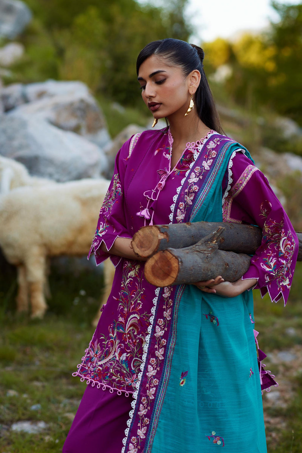 Sana Safinaz | Muzlin Summer 26 | 32-MS, image 3