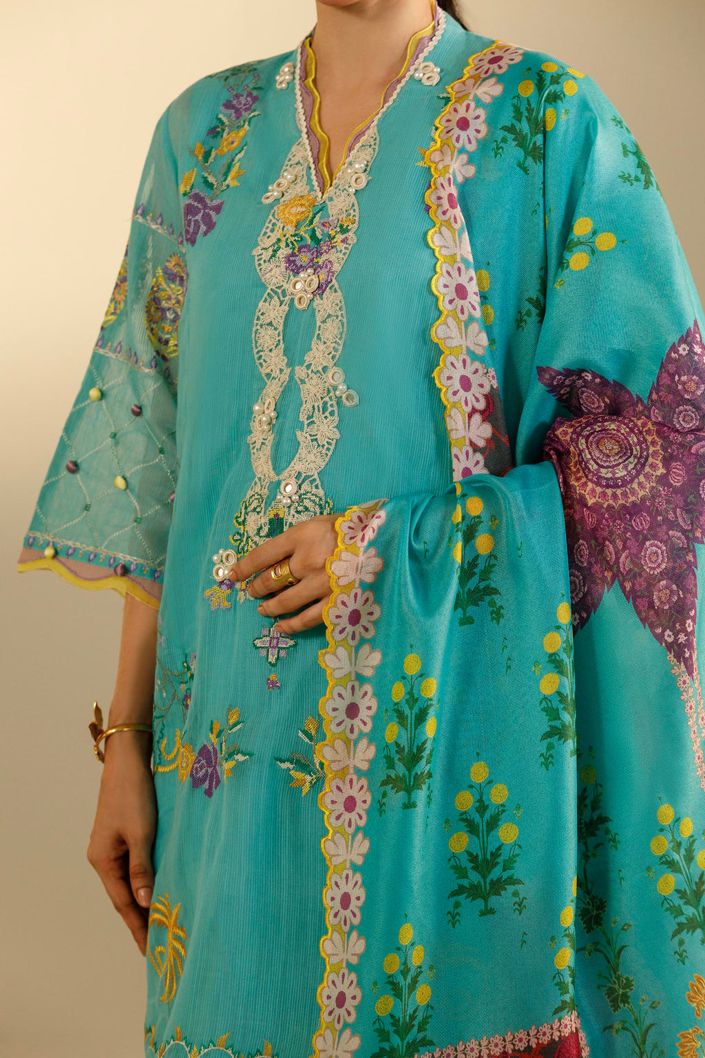 Sana Safinaz | Muzlin Summer 26 | 37-MS, image 3