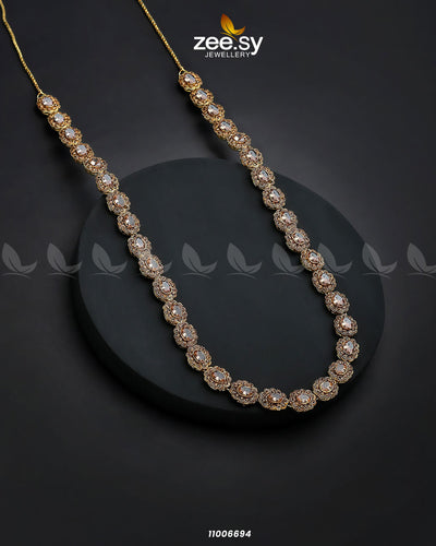 Mala Necklace-0915 -  Zeesy Necklace Sets - Original Designer Dress - House of Maryam