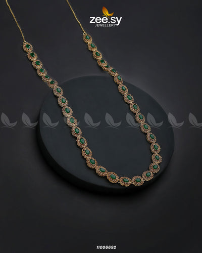 Mala Necklace-0915 -  Zeesy Necklace Sets - Original Designer Dress - House of Maryam