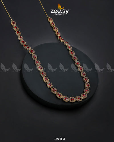 Mala Necklace-0915 -  Zeesy Necklace Sets - Original Designer Dress - House of Maryam