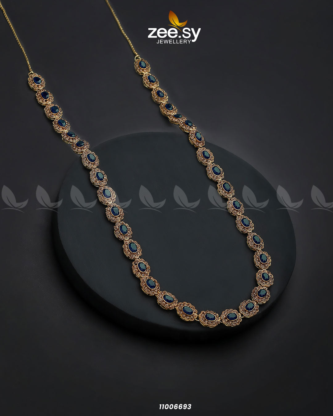 Mala Necklace-0915 -  Zeesy Necklace Sets - Original Designer Dress - House of Maryam