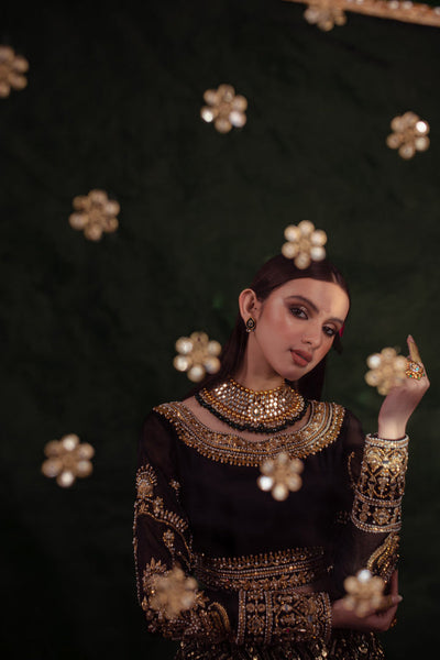 Maria Osama Khan | Salma Sitara | RAQS -  Maria Osama Khan Formal - Original Designer Dress - House of Maryam