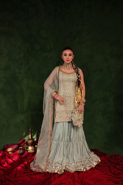 Maria Osama Khan | Salma Sitara | QAYAAS -  Maria Osama Khan Formal - Original Designer Dress - House of Maryam