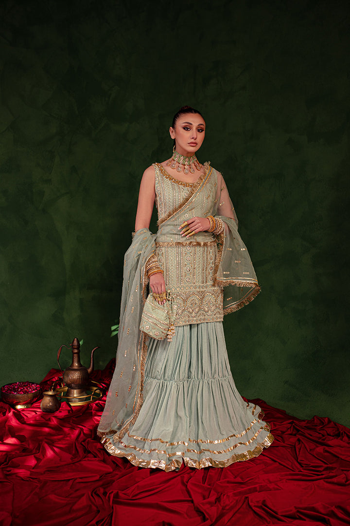 Maria Osama Khan | Salma Sitara | QAYAAS -  Maria Osama Khan Formal - Original Designer Dress - House of Maryam
