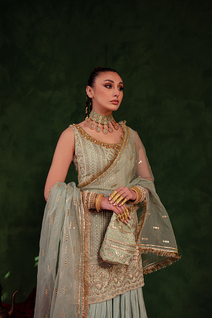 Maria Osama Khan | Salma Sitara | QAYAAS -  Maria Osama Khan Formal - Original Designer Dress - House of Maryam