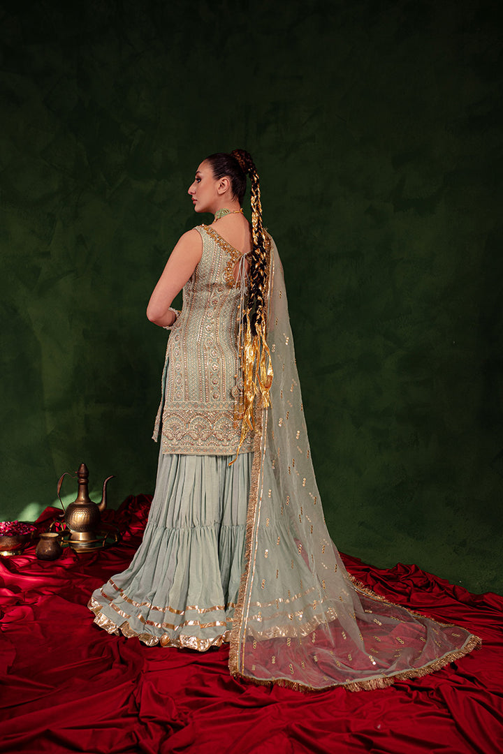 Maria Osama Khan | Salma Sitara | QAYAAS -  Maria Osama Khan Formal - Original Designer Dress - House of Maryam